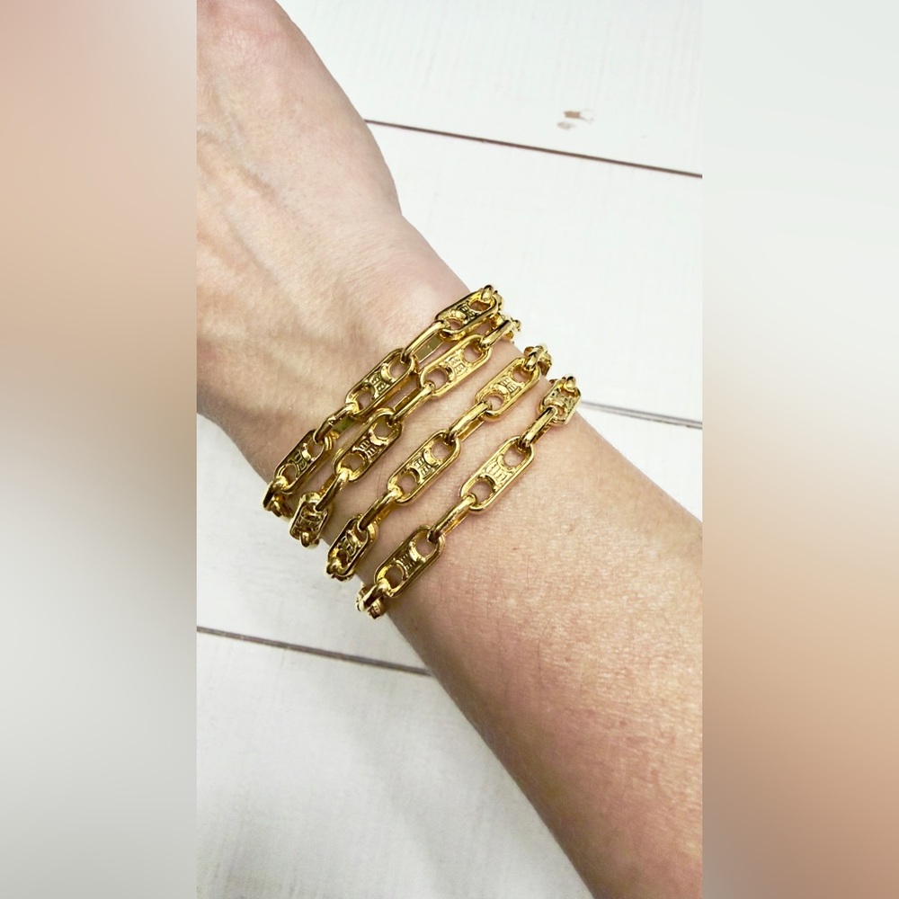 New Vintage Celine Gold Chain Necklace - Picture 14 of 14
